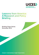 Briefing Paper Lessons From America