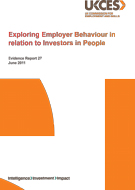 Evidence report 27 Employer behaviour in relation to Investors in People