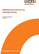 Defining and measuring training activity - Evidence report 29