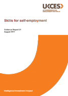 Evidence report 31 Skills for self employment